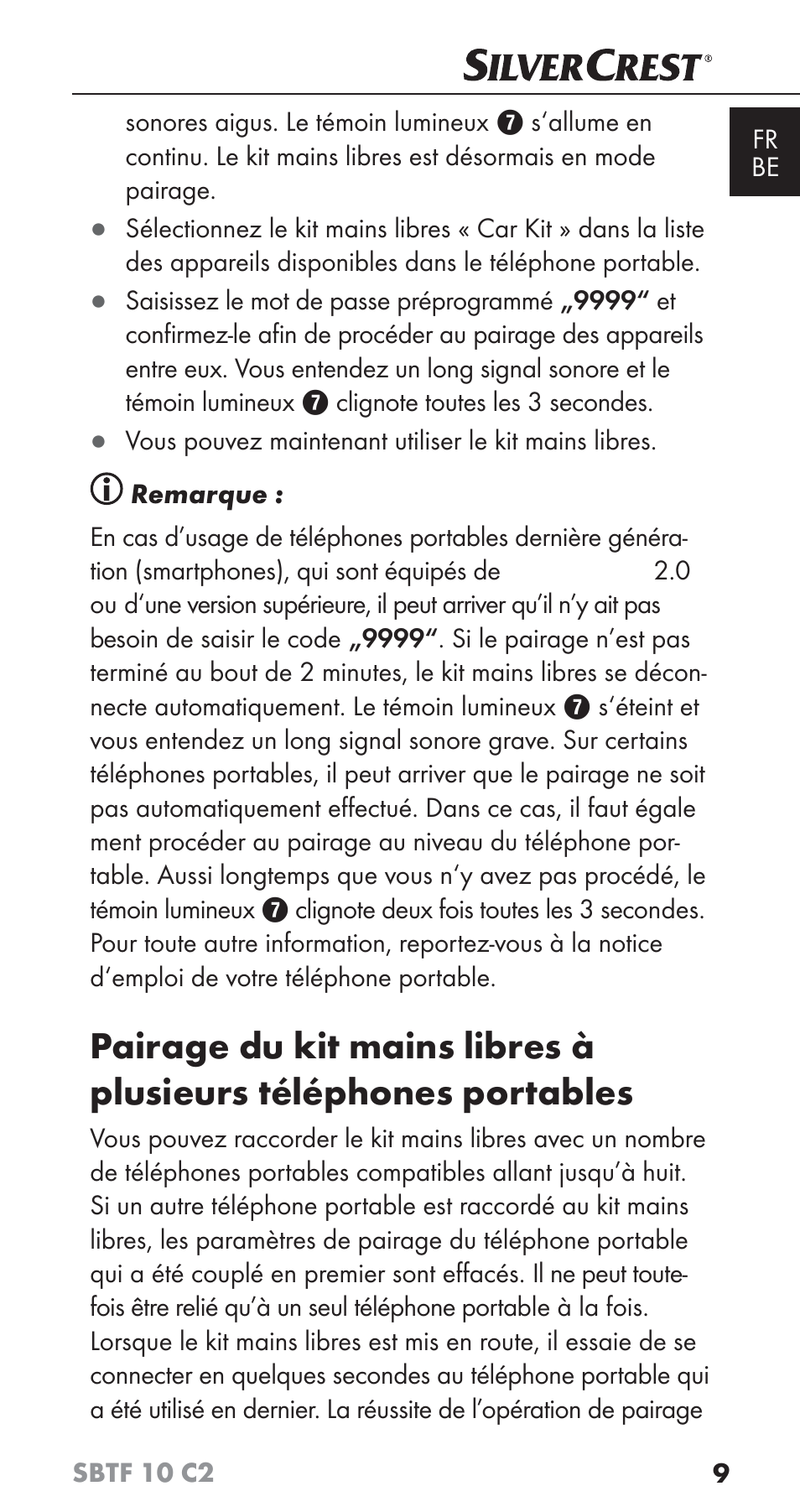 Silvercrest SBTF 10 C2 User Manual | Page 12 / 58