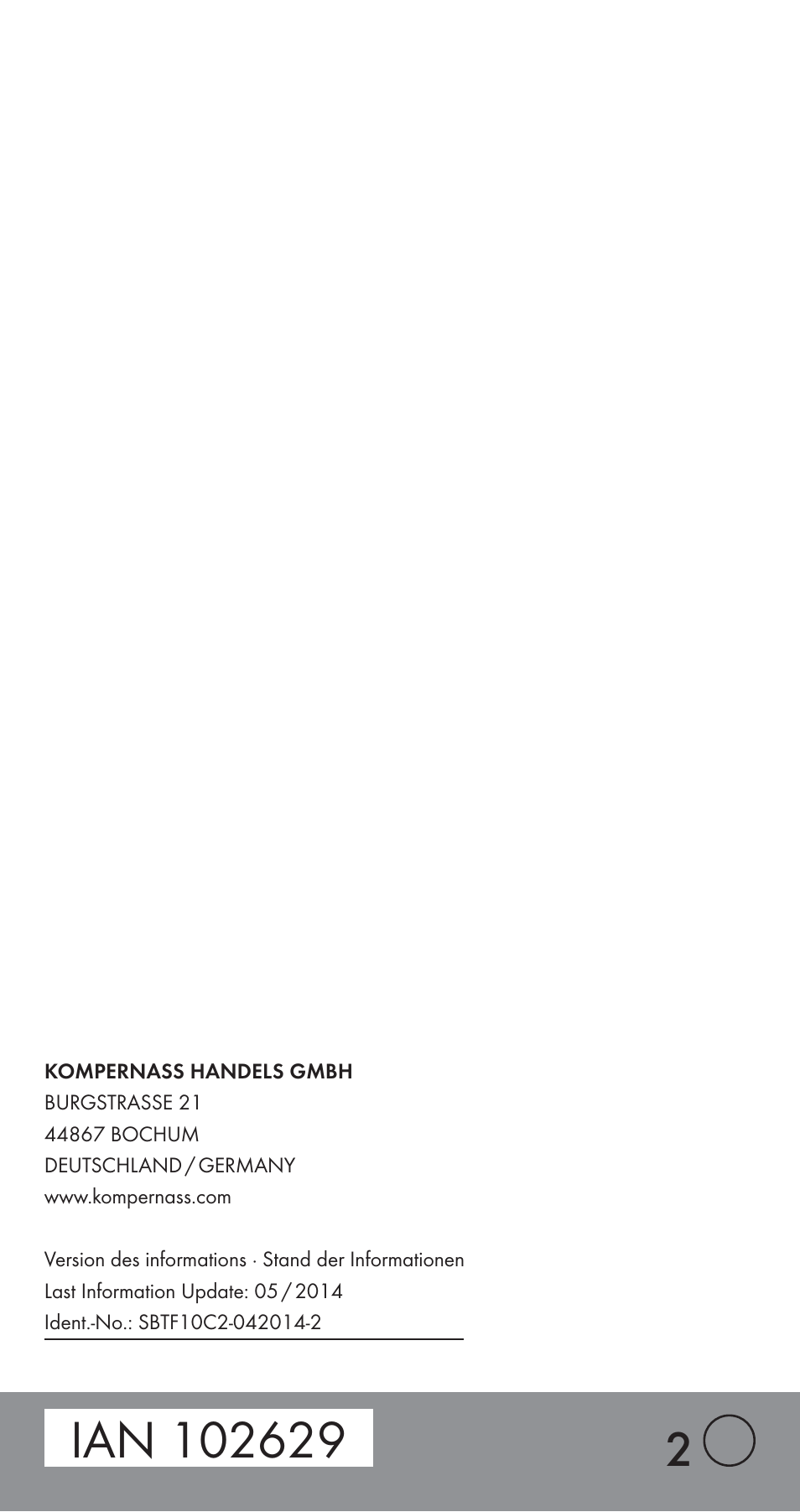 Silvercrest SBTF 10 C2 User Manual | Page 58 / 58