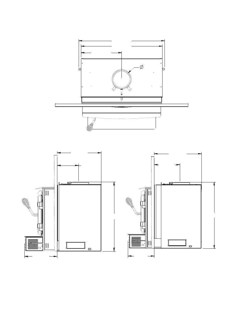 Escape 1400-i dimensions | Drolet ESCAPE 45221 User Manual | Page 4 / 24