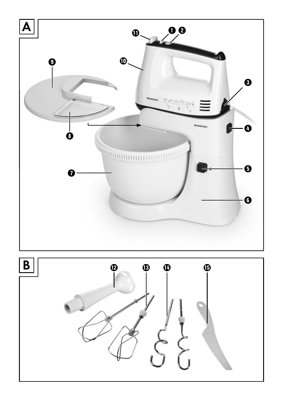 Silvercrest SHMS 300 B1 User Manual | Page 3 / 53