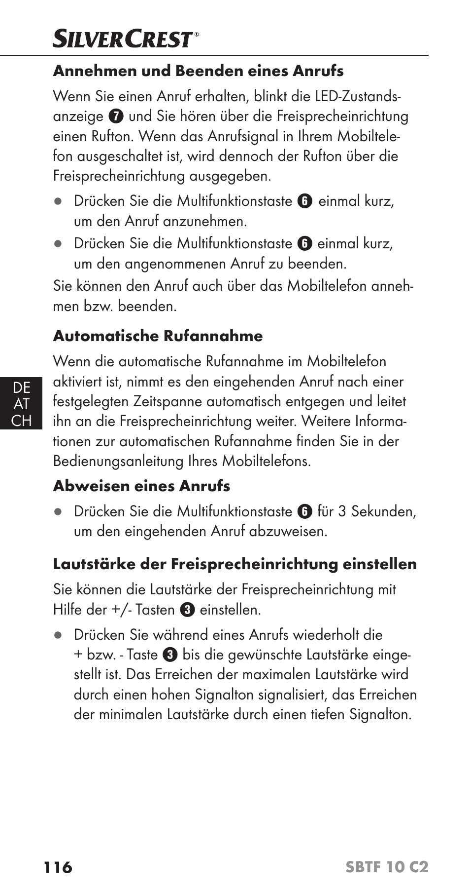 Silvercrest SBTF 10 C2 User Manual | Page 119 / 126