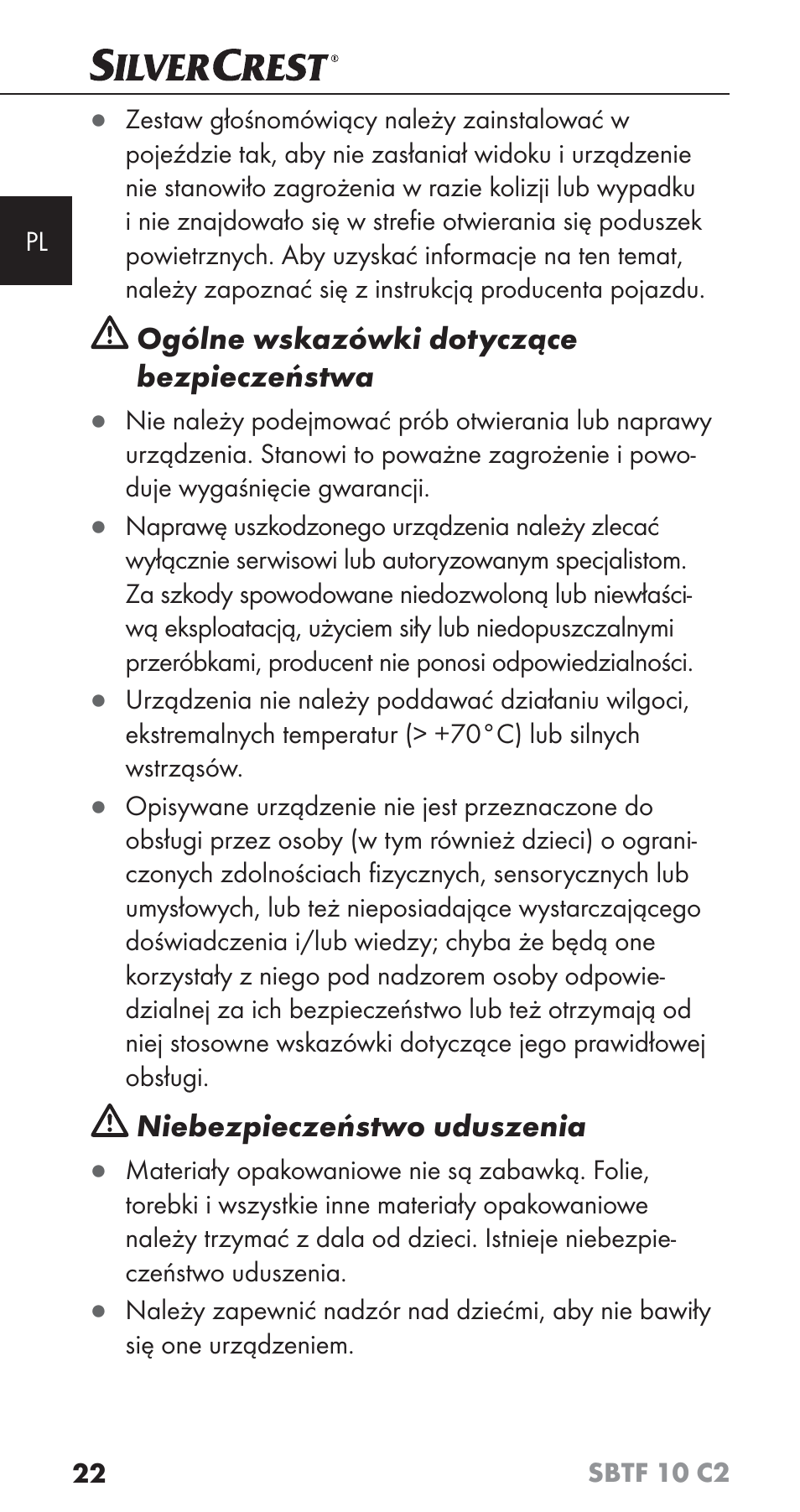 Silvercrest SBTF 10 C2 User Manual | Page 25 / 126