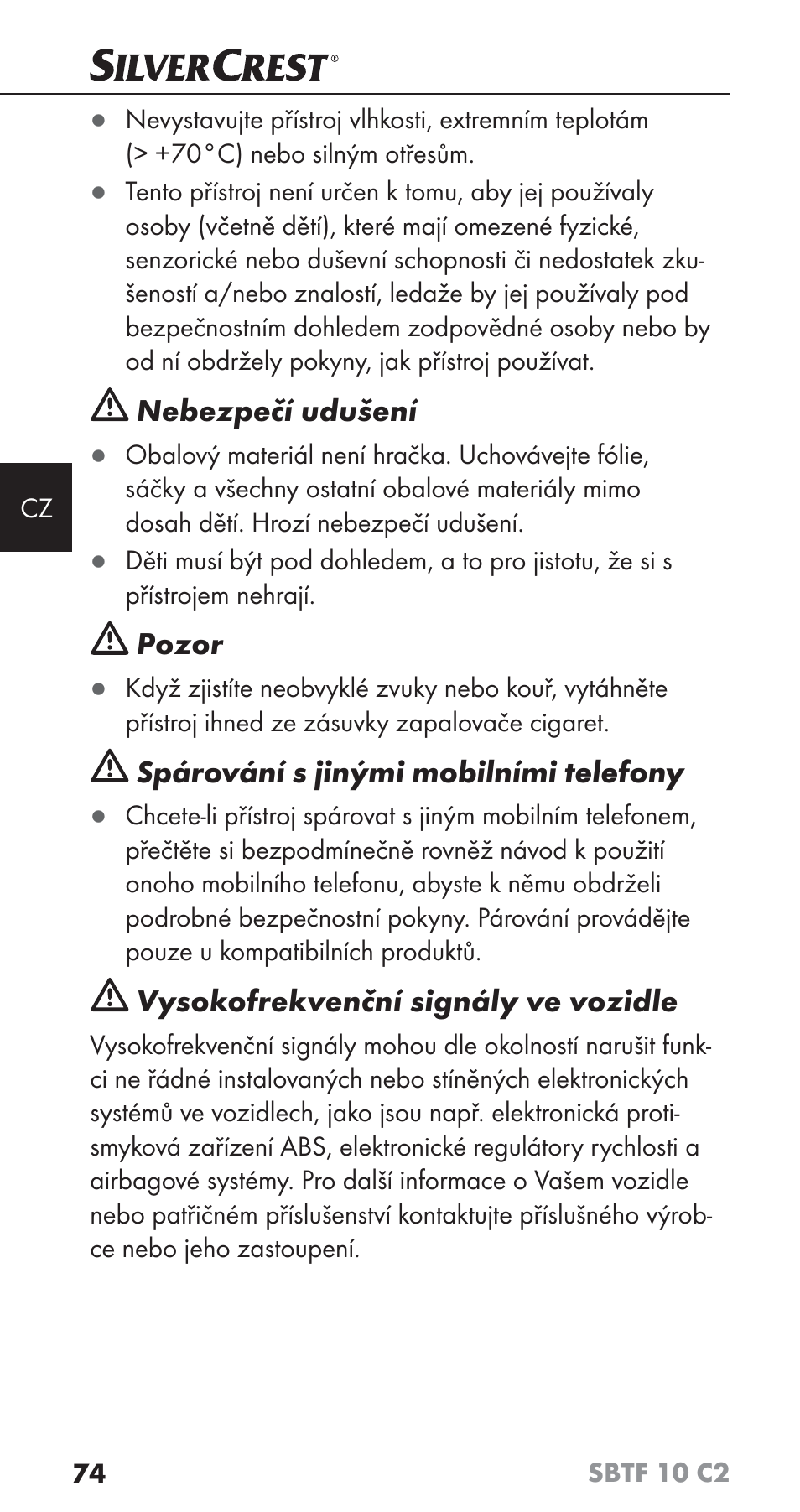 Silvercrest SBTF 10 C2 User Manual | Page 77 / 126