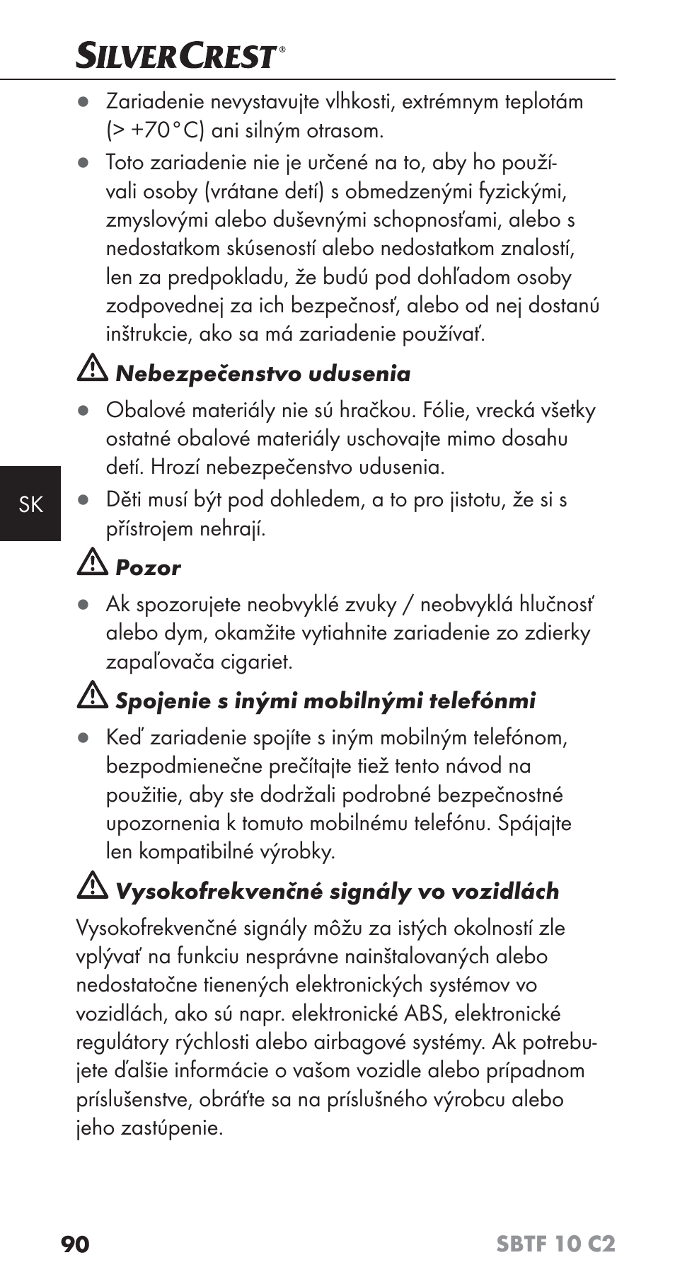Silvercrest SBTF 10 C2 User Manual | Page 93 / 126