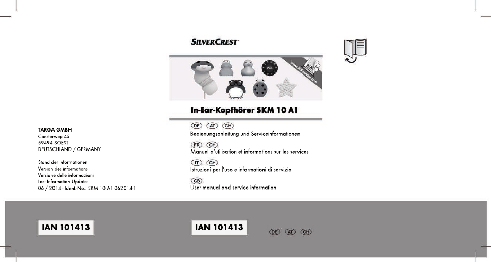 Silvercrest SKM 10 A1 User Manual | 66 pages