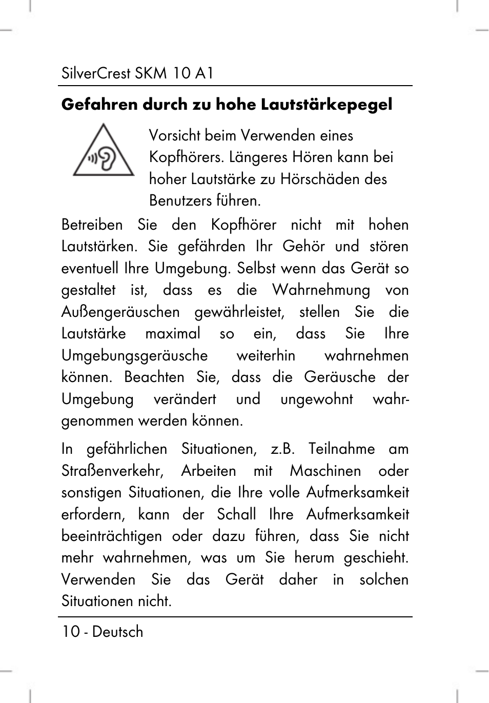 Silvercrest SKM 10 A1 User Manual | Page 12 / 66