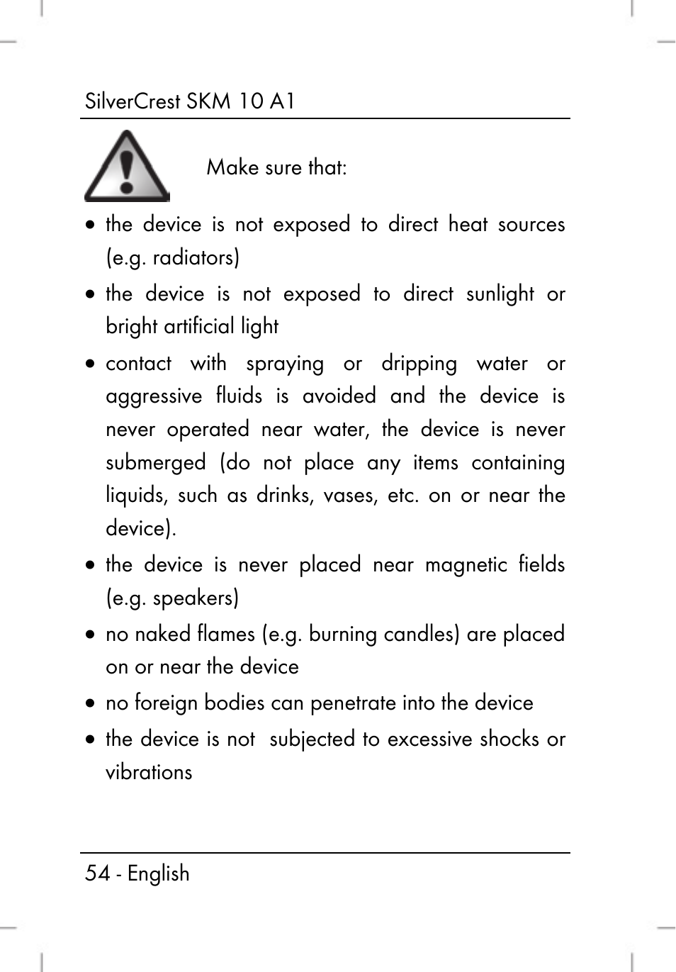 Silvercrest SKM 10 A1 User Manual | Page 56 / 66