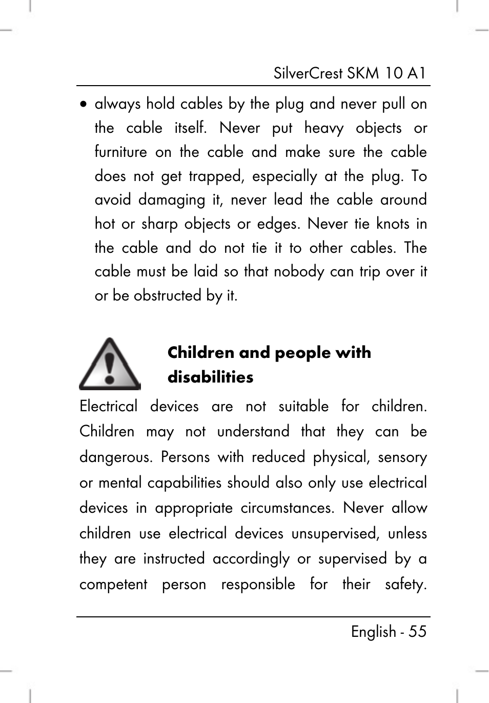 Silvercrest SKM 10 A1 User Manual | Page 57 / 66