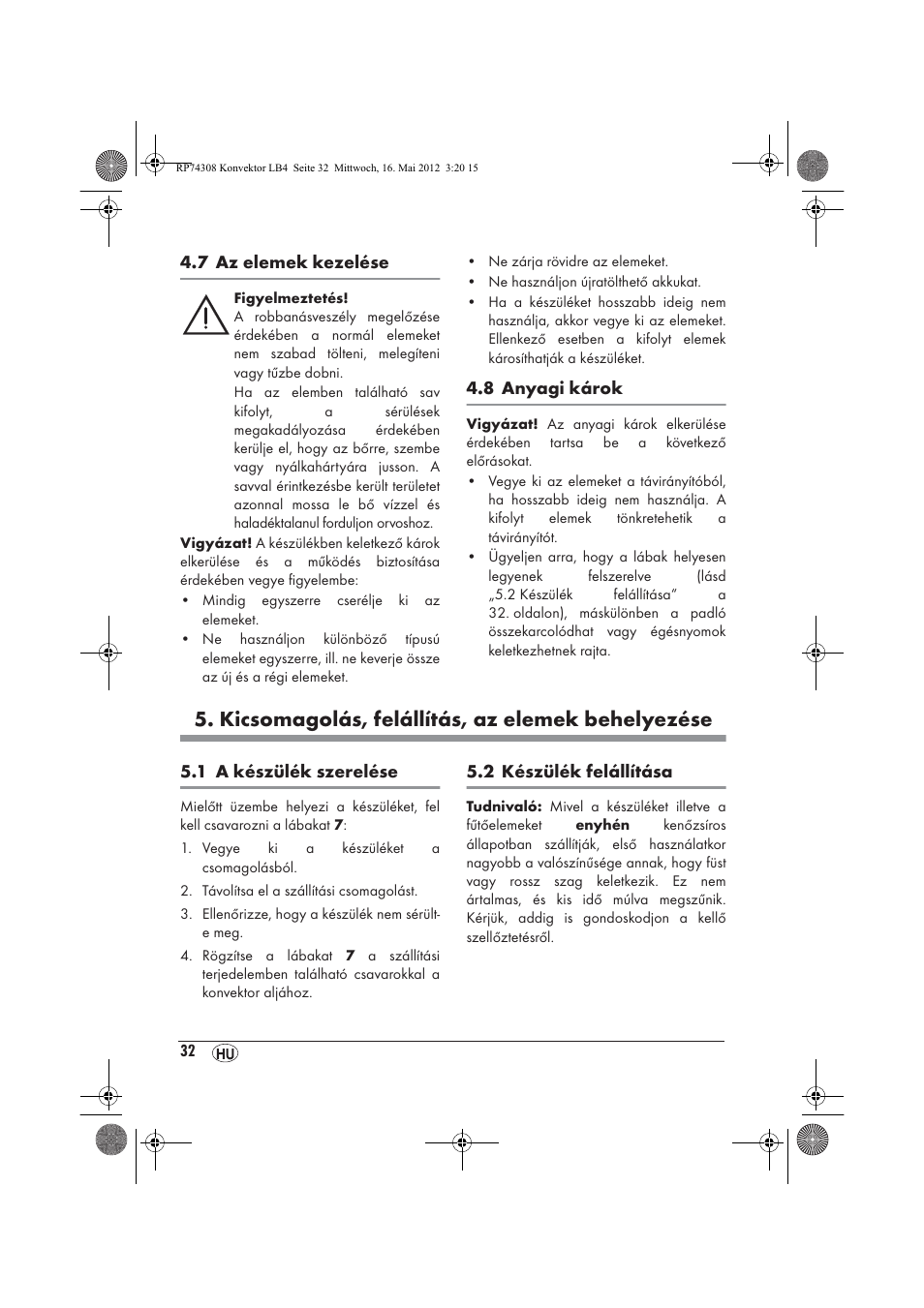 Kicsomagolás, felállítás, az elemek behelyezése | Silvercrest SKD 2300 A1 User Manual | Page 34 / 90