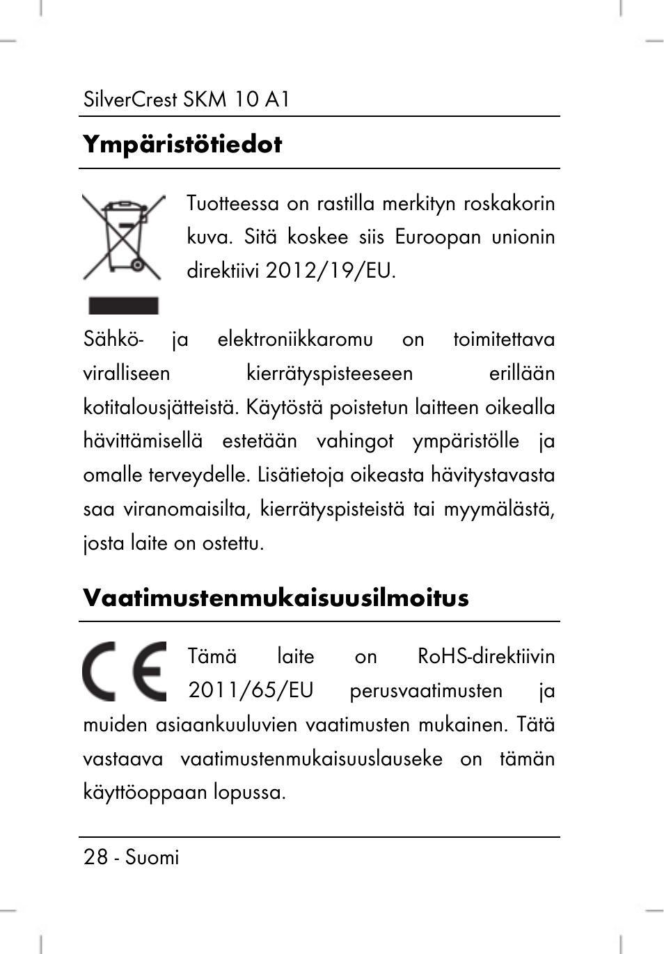 Silvercrest SKM 10 A1 User Manual | Page 30 / 110