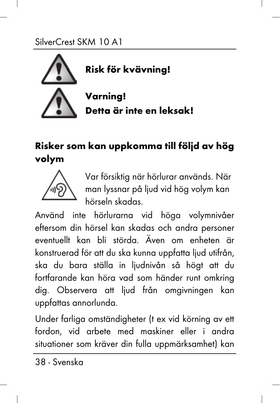 Silvercrest SKM 10 A1 User Manual | Page 40 / 110