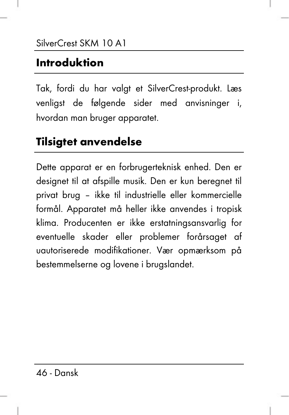 Silvercrest SKM 10 A1 User Manual | Page 48 / 110