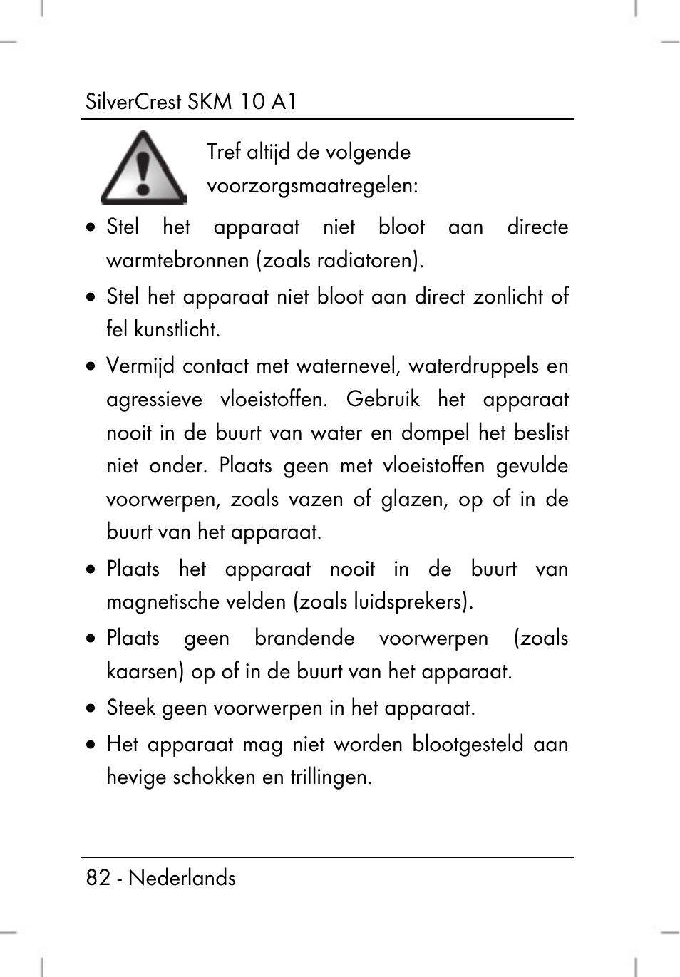 Silvercrest SKM 10 A1 User Manual | Page 84 / 110