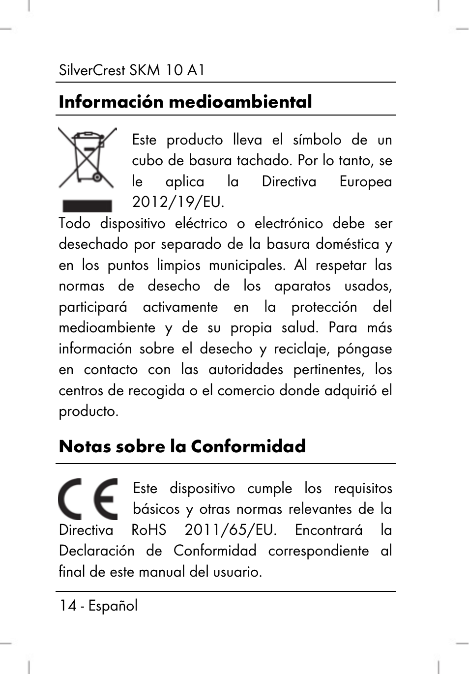 Silvercrest SKM 10 A1 User Manual | Page 16 / 80