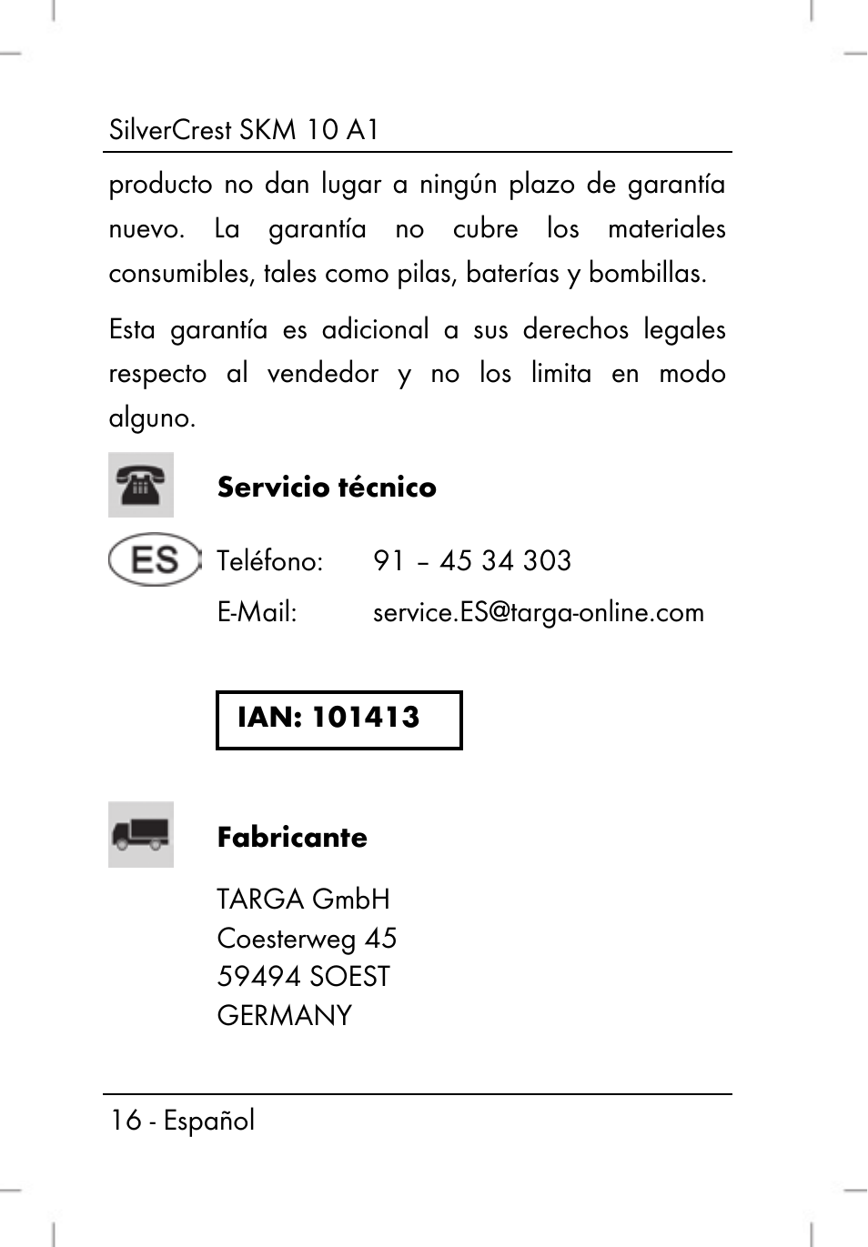 Silvercrest SKM 10 A1 User Manual | Page 18 / 80