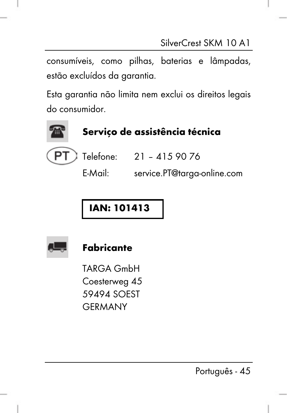 Silvercrest SKM 10 A1 User Manual | Page 47 / 80