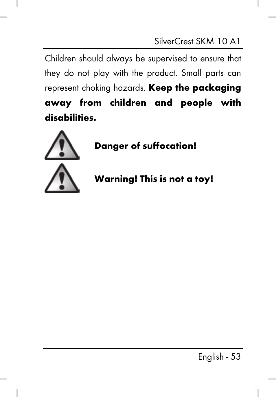 Silvercrest SKM 10 A1 User Manual | Page 55 / 80
