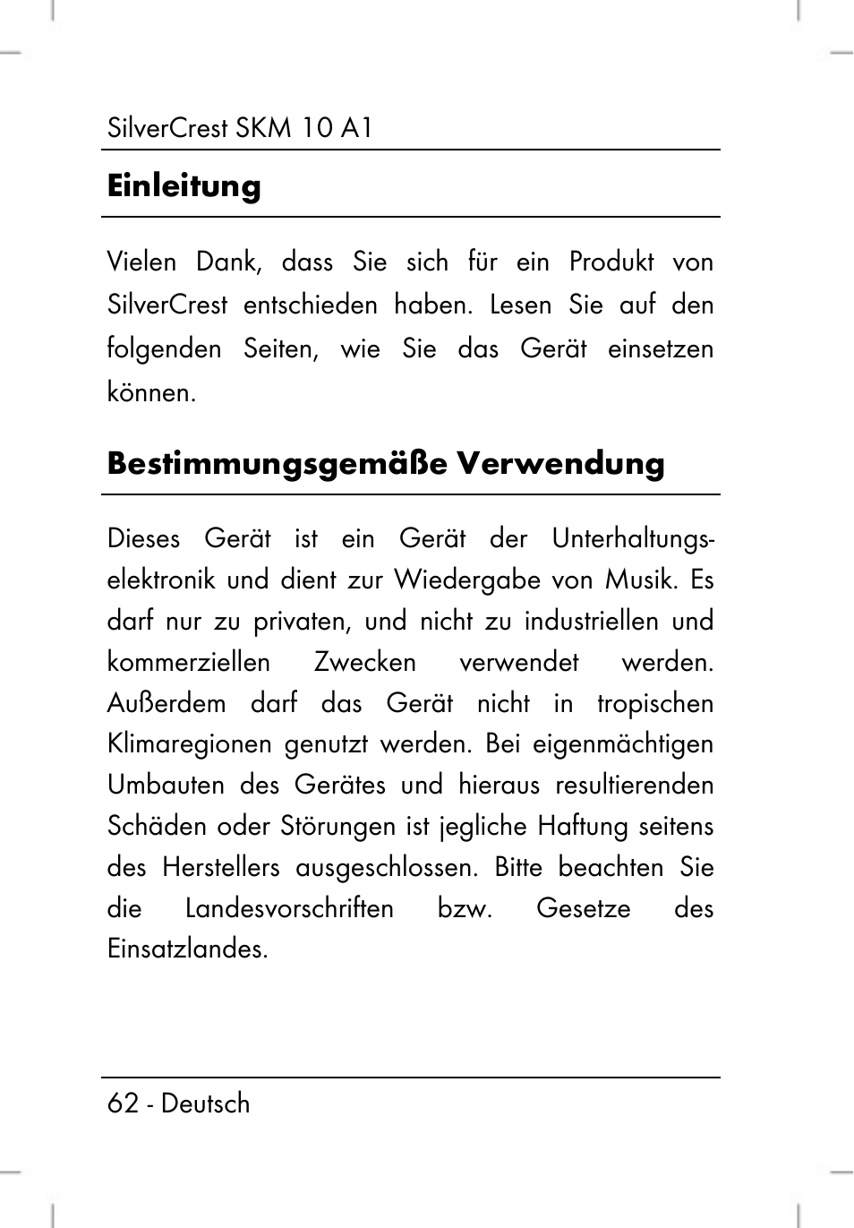 Silvercrest SKM 10 A1 User Manual | Page 64 / 80