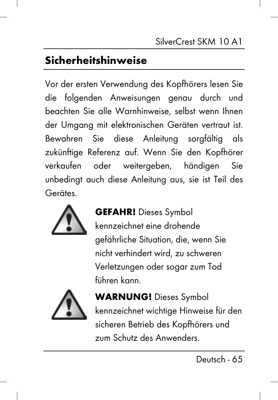 Silvercrest SKM 10 A1 User Manual | Page 67 / 80