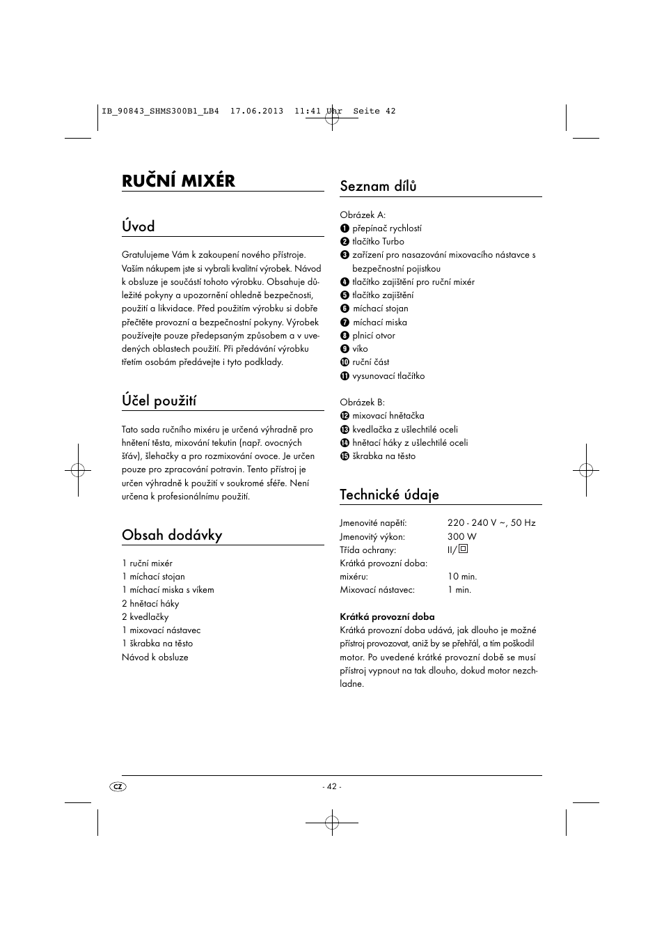 Silvercrest SHMS 300 B1 User Manual | Page 45 / 73