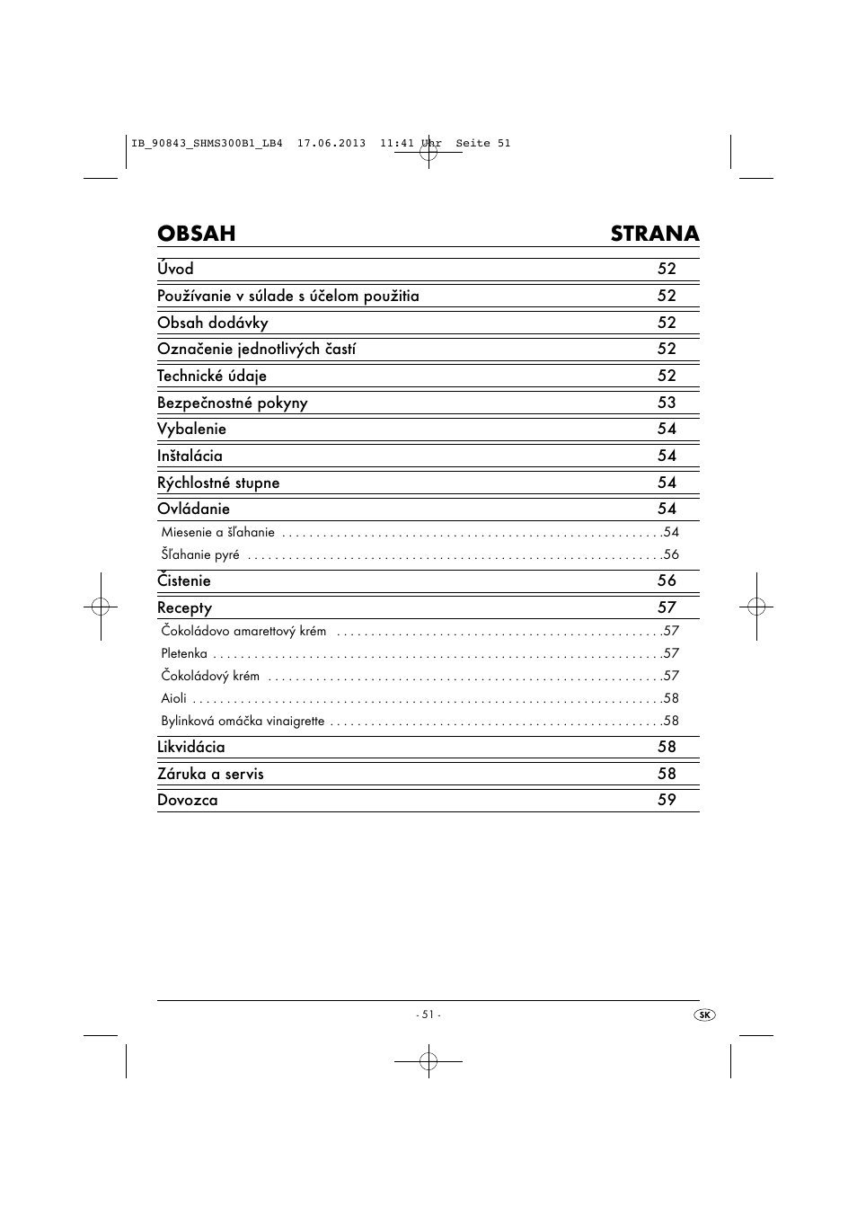 Silvercrest SHMS 300 B1 User Manual | Page 54 / 73