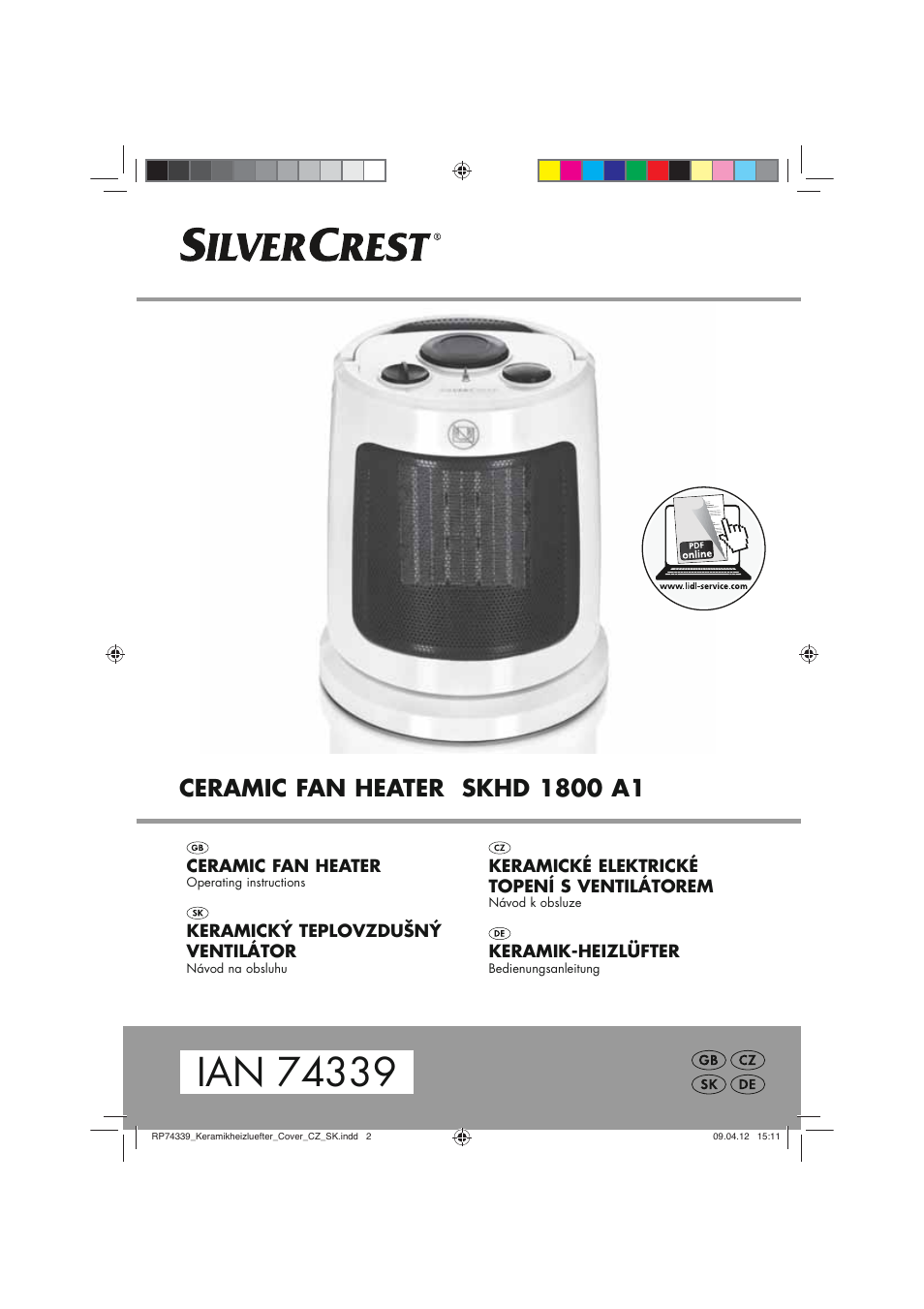 Silvercrest SKHD 1800 A1 User Manual | 46 pages