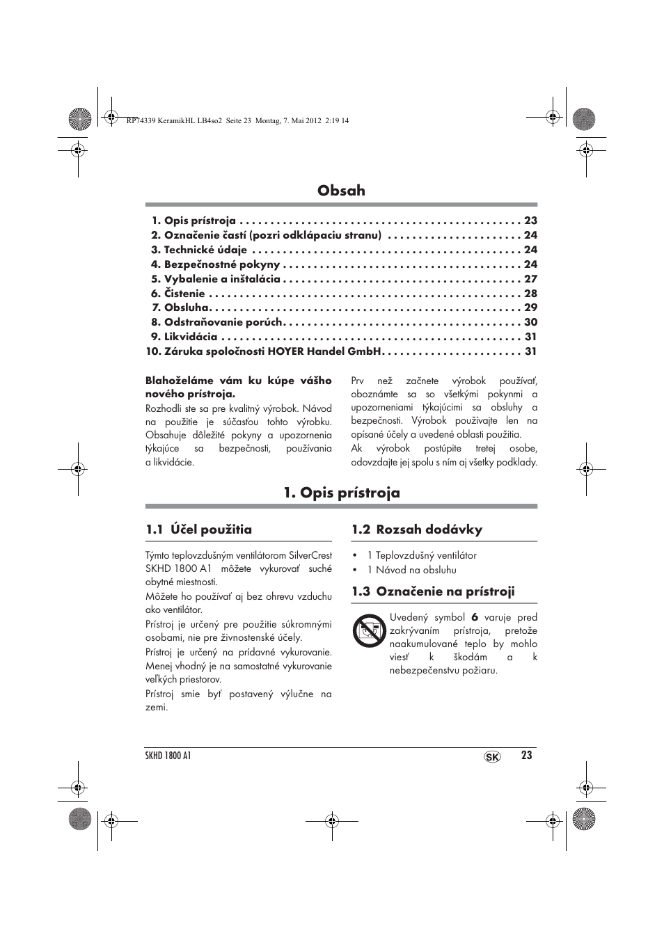 Silvercrest SKHD 1800 A1 User Manual | Page 25 / 46