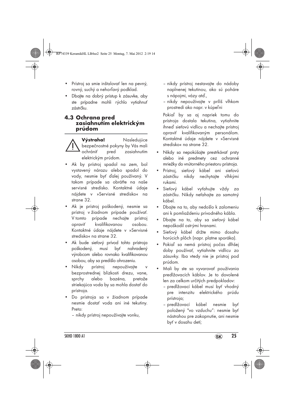 Silvercrest SKHD 1800 A1 User Manual | Page 27 / 46