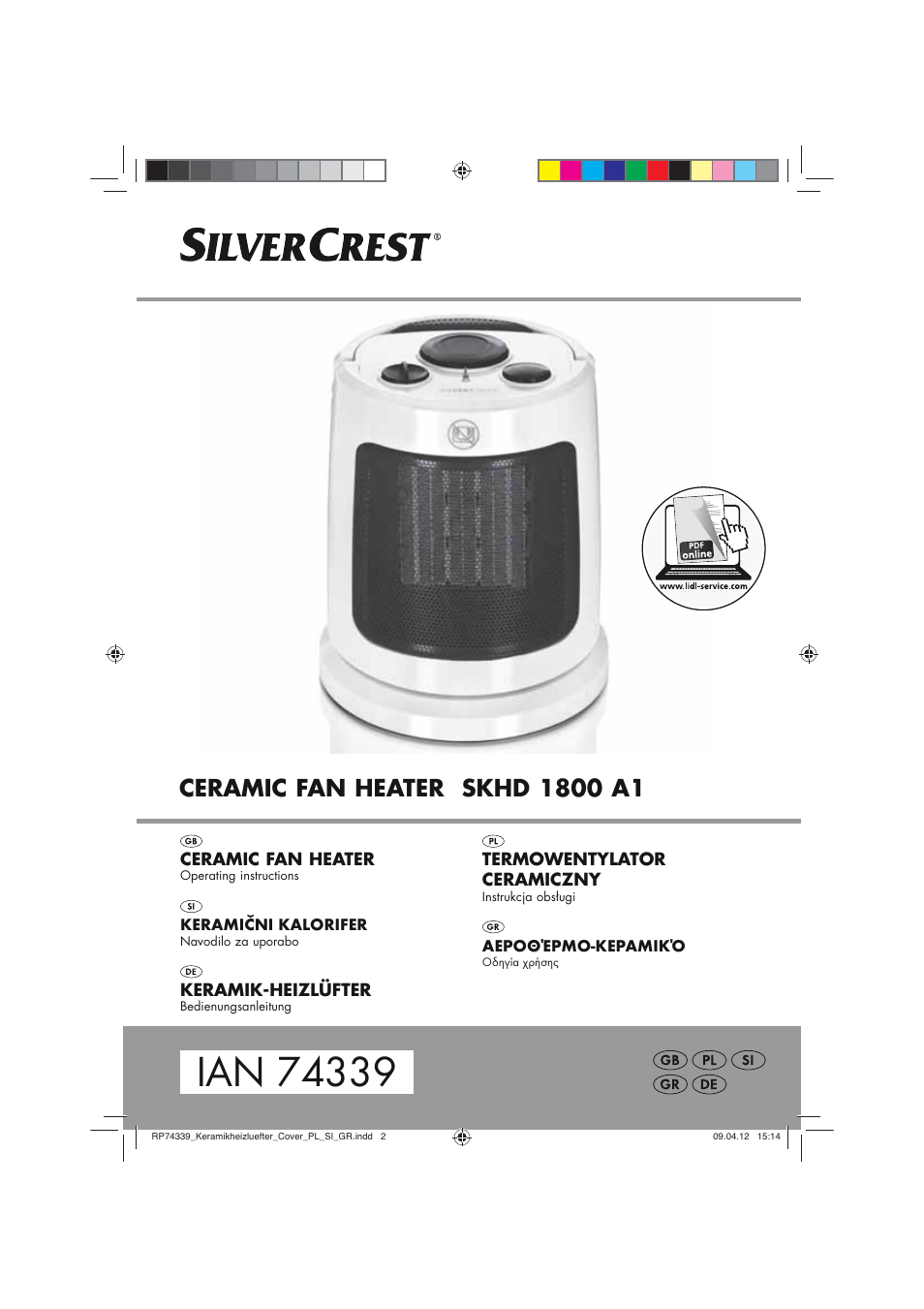 Silvercrest SKHD 1800 A1 User Manual | 58 pages