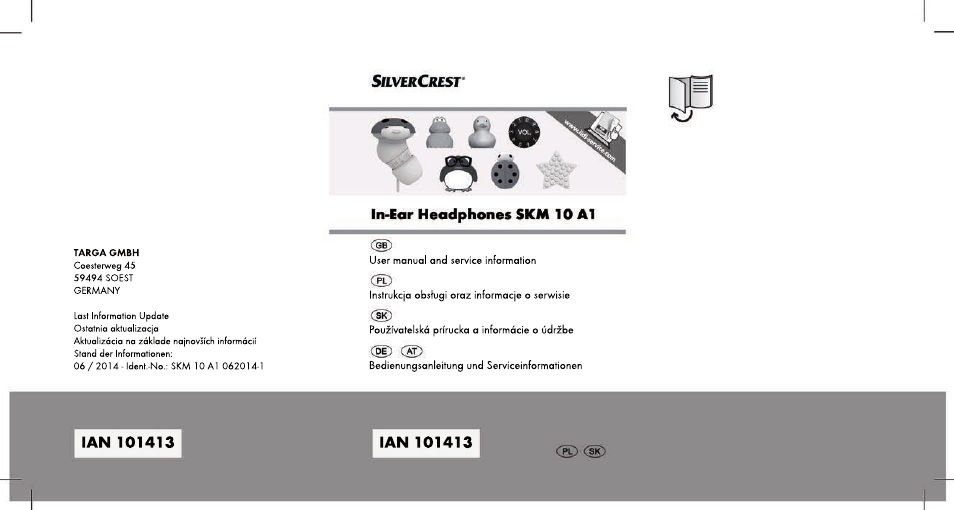 Silvercrest SKM 10 A1 User Manual | 64 pages