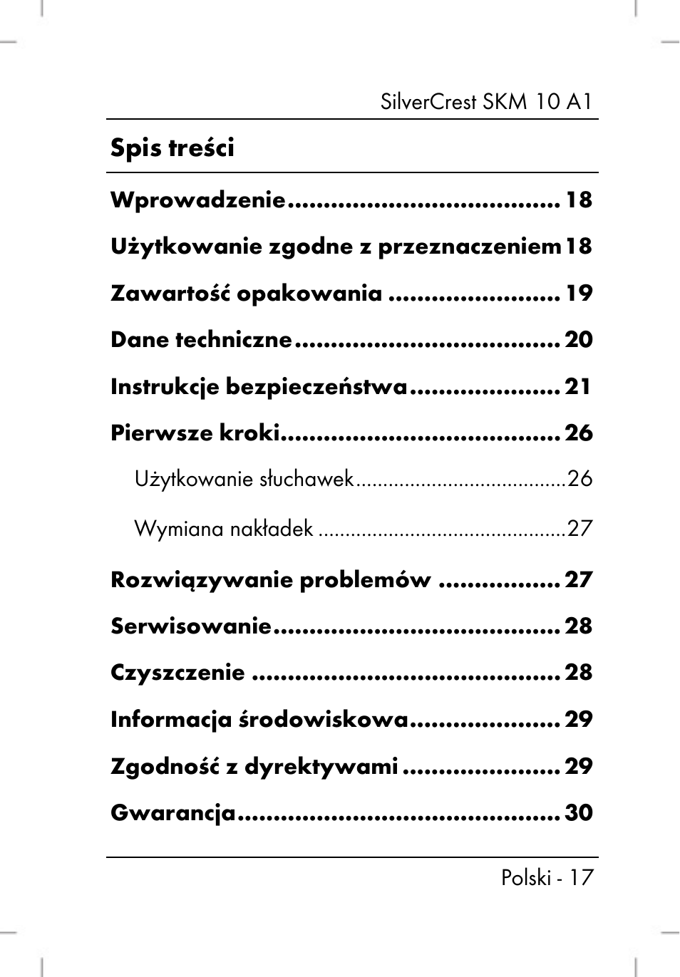 Silvercrest SKM 10 A1 User Manual | Page 19 / 64