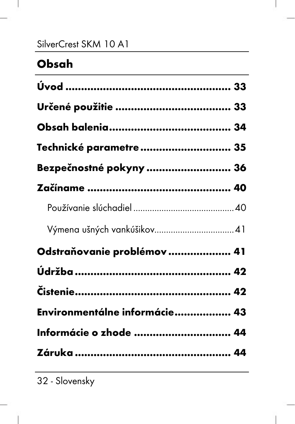 Silvercrest SKM 10 A1 User Manual | Page 34 / 64