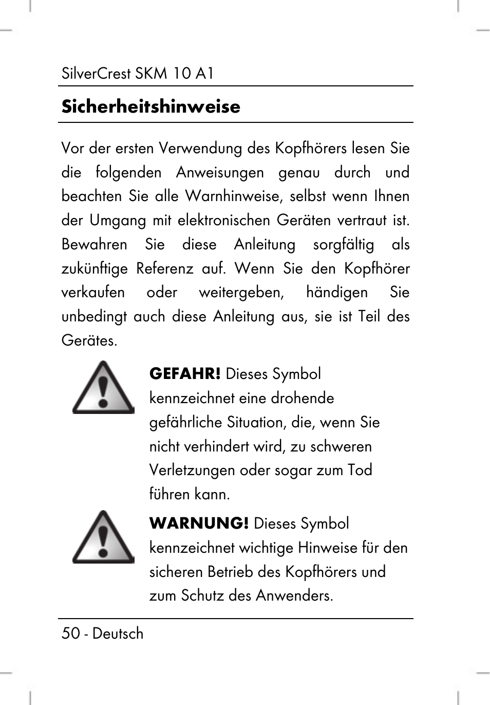 Silvercrest SKM 10 A1 User Manual | Page 52 / 64