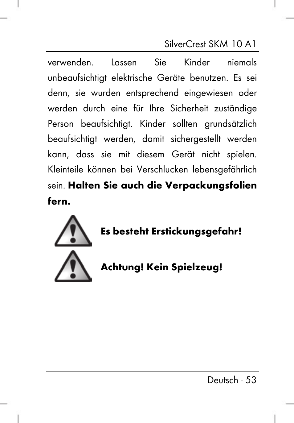 Silvercrest SKM 10 A1 User Manual | Page 55 / 64