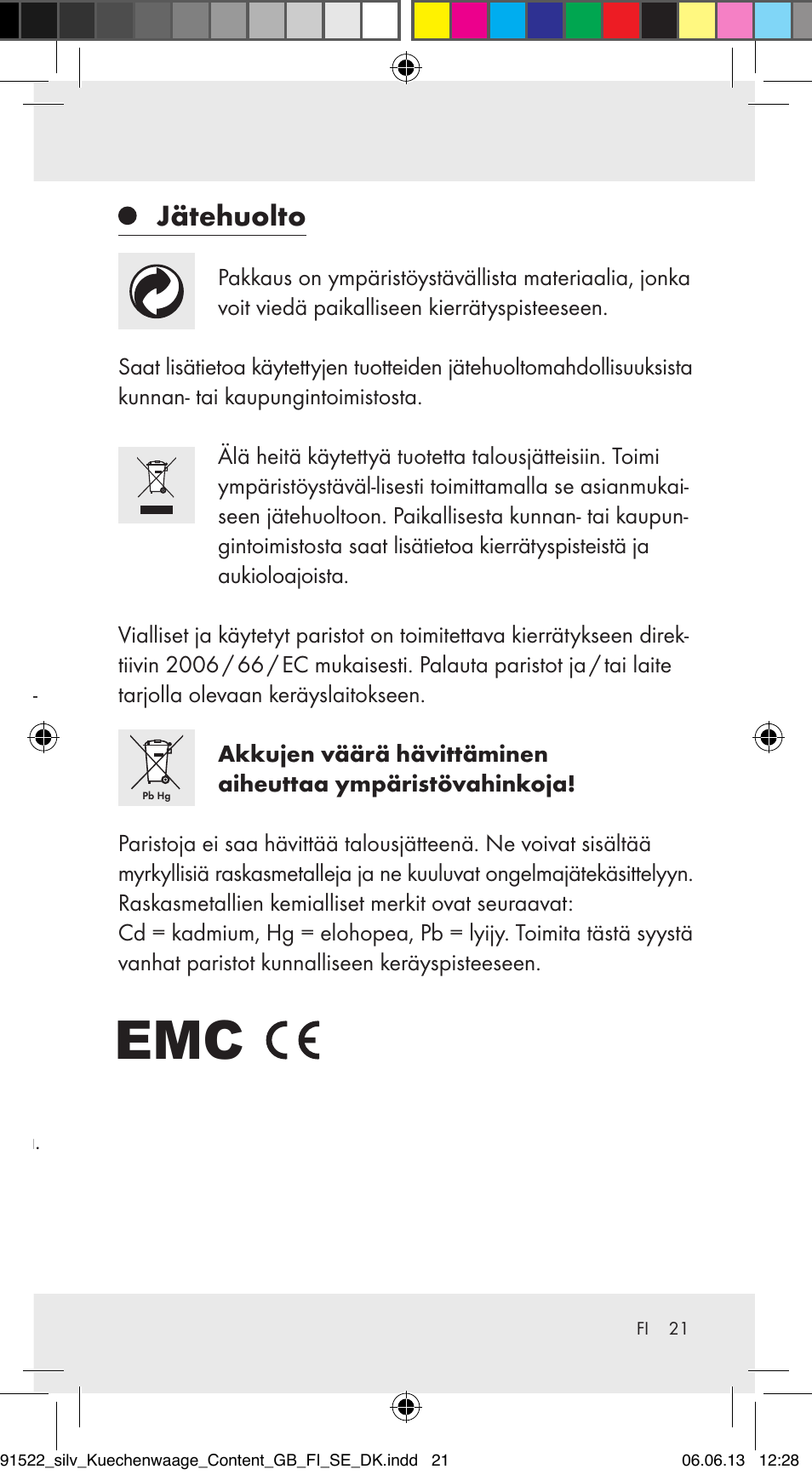 Vikojen korjaus, Puhdistus ja hoito, Jätehuolto | Silvercrest Z31622A/ Z31622B/ Z31622C User Manual | Page 21 / 70