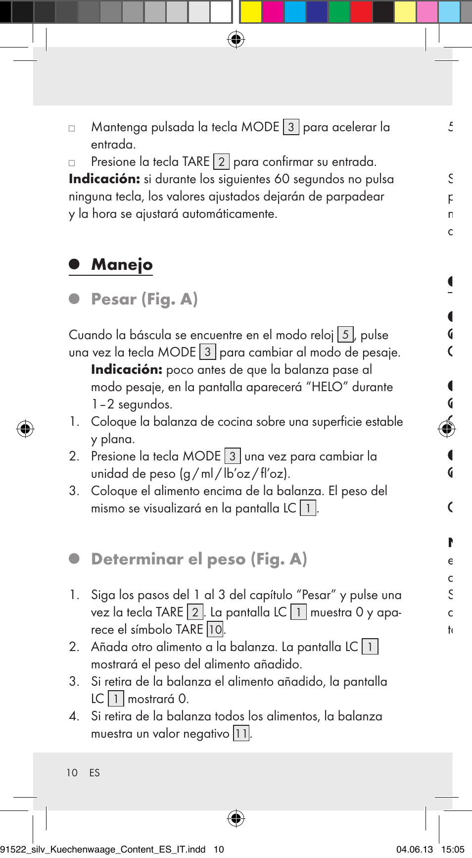 Manejo, Pesar (fig. a), Determinar el peso (fig. a) | Solución de problemas | Silvercrest Z31622A/ Z31622B/ Z31622C User Manual | Page 10 / 53