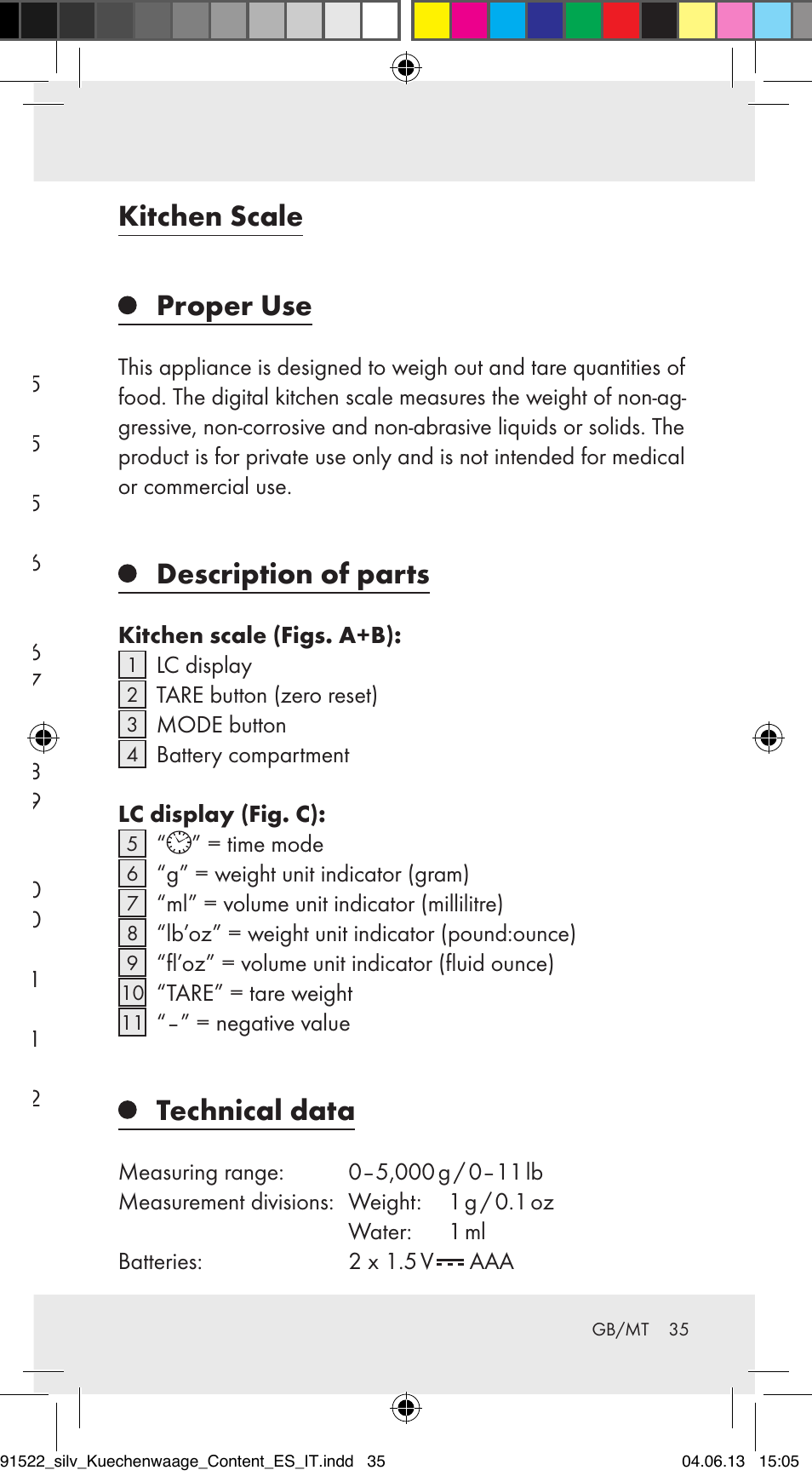 Proper use, Description of parts, Technical data | Includes, Safety instructions, Preparing the product for use, Operation, Troubleshooting, Cleaning and maintenance, Disposal | Silvercrest Z31622A/ Z31622B/ Z31622C User Manual | Page 35 / 53