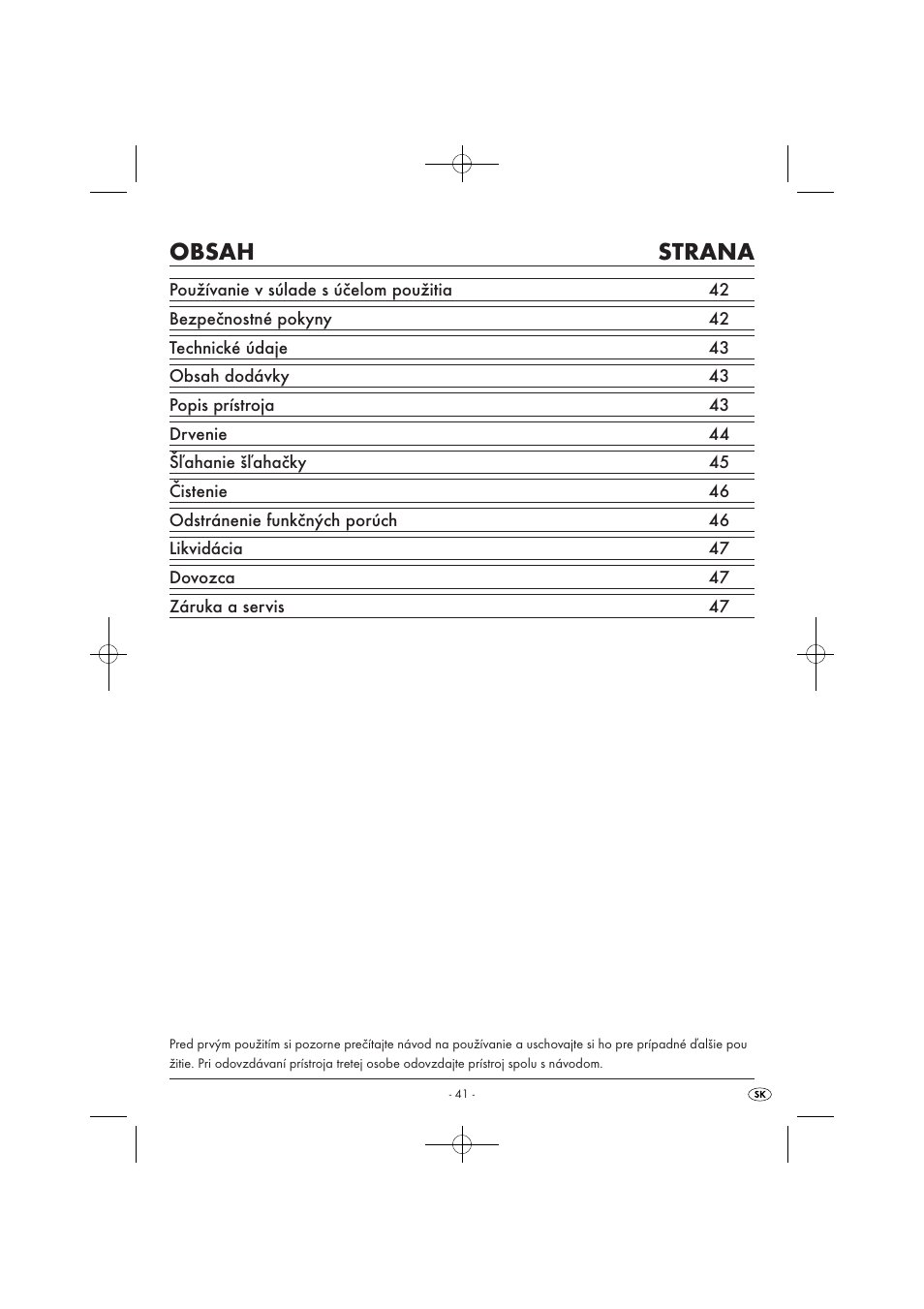 Silvercrest SMZ 260 B1 User Manual | Page 43 / 57