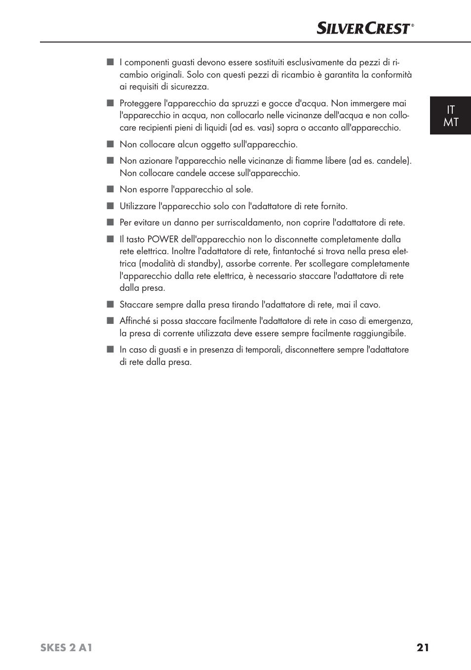 It mt | Silvercrest SKES 2 A1 User Manual | Page 24 / 83