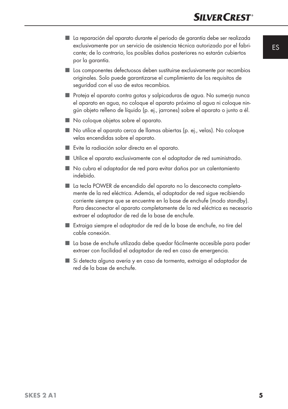 Silvercrest SKES 2 A1 User Manual | Page 8 / 83