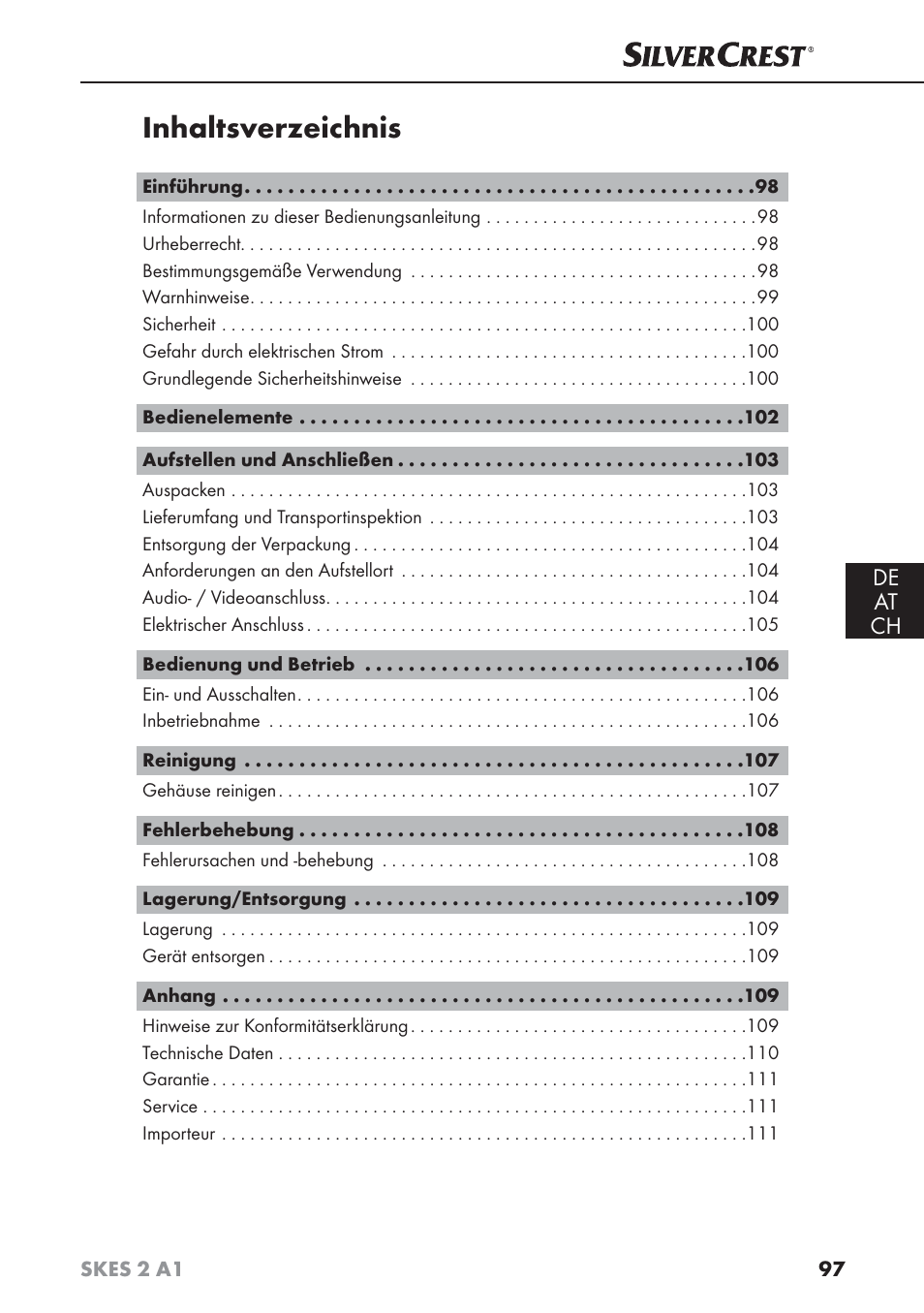 Silvercrest SKES 2 A1 User Manual | Page 100 / 115