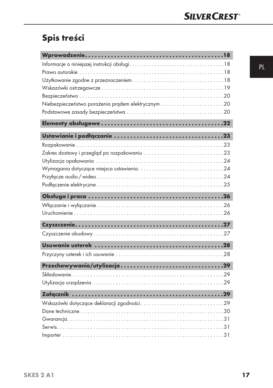 Silvercrest SKES 2 A1 User Manual | Page 20 / 115