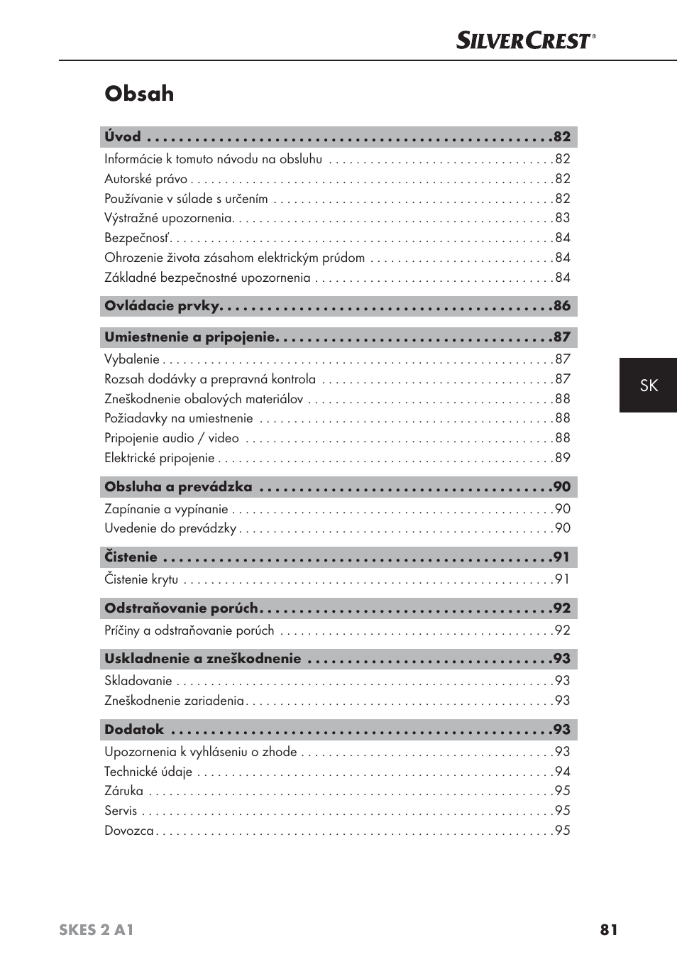 Silvercrest SKES 2 A1 User Manual | Page 84 / 115