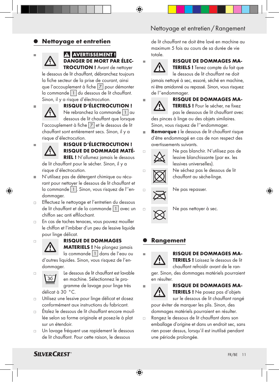 Nettoyage et entretien / rangement, Nettoyage et entretien, Rangement | Silvercrest SLUB 85 A1 User Manual | Page 11 / 37