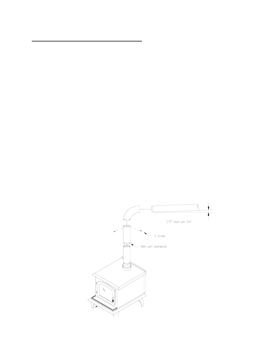 Chimney connector (stove pipe) | Drolet NG1800 User Manual | Page 13 / 25