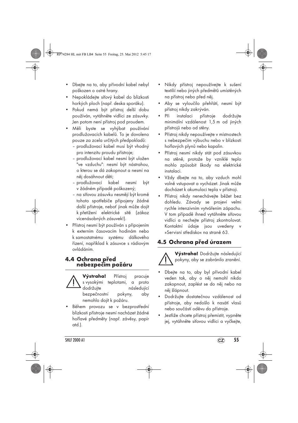 Silvercrest SHLF 2000 A1 User Manual | Page 57 / 90
