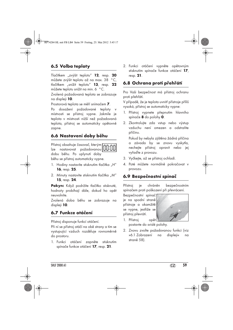 Silvercrest SHLF 2000 A1 User Manual | Page 61 / 90