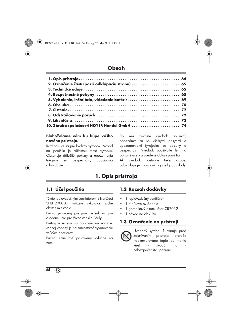 Silvercrest SHLF 2000 A1 User Manual | Page 66 / 90