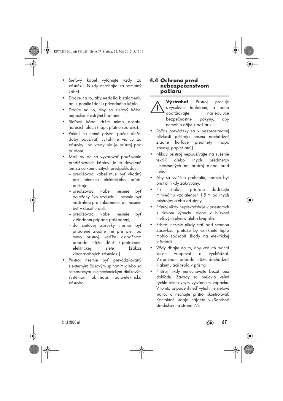 Silvercrest SHLF 2000 A1 User Manual | Page 69 / 90