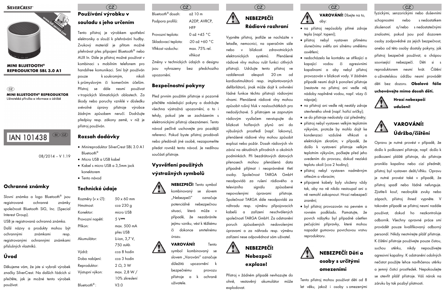 Silvercrest SBL 3.0 A1 User Manual | Page 5 / 8